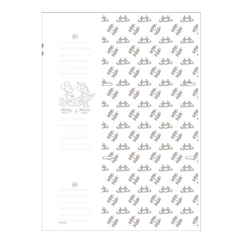 ナカバヤシ ディズニーキャラクター 1PLポケットアルバム L判3段/180枚収納 ミッキー&ミニー 1PL-1503-1