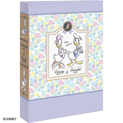 ナカバヤシ ディズニーキャラクター 1PLポケットアルバム L判3段/180枚収納 ドナルド&デイジー 1PL-1503-2