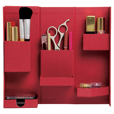 ナカバヤシ ライフスタイルツール ボックスM LST-B02WR ワインレッド