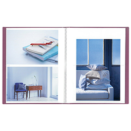 ナカバヤシ イージーストッカー3 PP製ポケットアルバム L判80枚収納 アカ-E3PL-80P ピンク