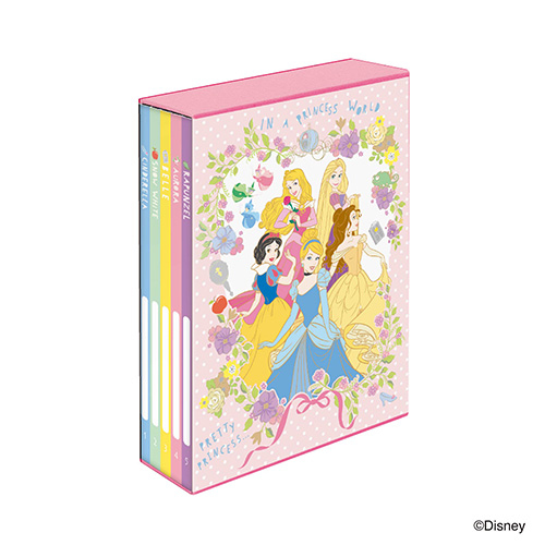 ナカバヤシ ディズニーキャラクター/プリンセス 5冊BOXポケットアルバム ア-PL-1031-4