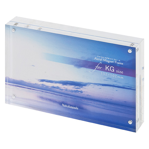 ナカバヤシ アクリルマグネットフレーム / フォトフレーム KG判 フ-ACM-KGの商品画像2枚目