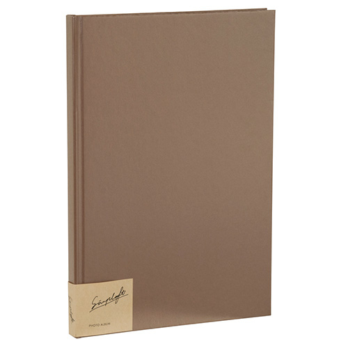 ナカバヤシ simplaft (シンプラフト) シリーズ ブック式フォトアルバム/A4 ア-SPT-A4B-BR ブラウン