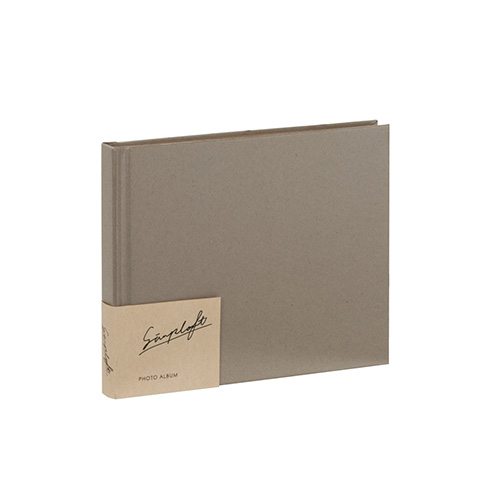 ナカバヤシ simplaft (シンプラフト) シリーズ ブック式フォトアルバム/ミニ ア-SPT-MB-N グレー
