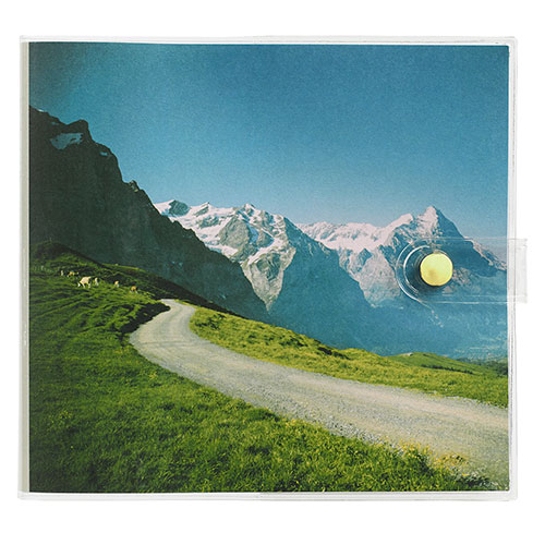 ナカバヤシ カバーポケットアルバム ましかくサイズ/127×127mm 20枚収納 アカ-PV127-201-3 フォト風景 【写真 フォトアルバム インスタグラム】