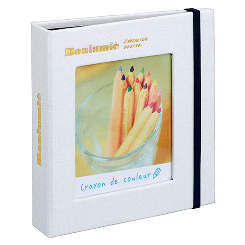 ナカバヤシ チェキスクエア用ポケットアルバム1段20枚 TOSY-CKSQ-20-W/M ホワイト 【写真 フォトアルバム チェキ SQ10】