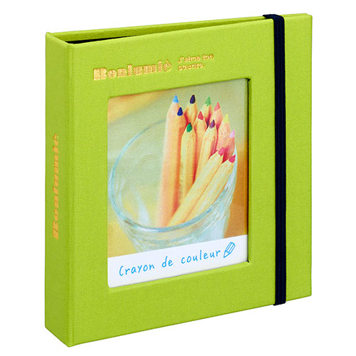 ナカバヤシ チェキスクエア用ポケットアルバム1段20枚 TOSY-CKSQ-20-G/M グリーン 【写真 フォトアルバム チェキ SQ10】