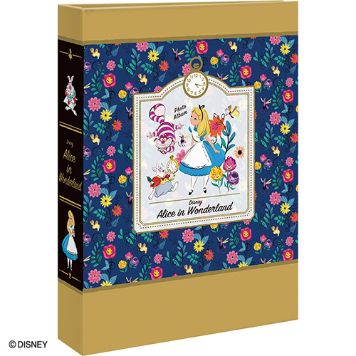 ナカバヤシ ディズニーキャラクター 1PLポケットアルバム L判3段/180枚収納 アリス 1PL-1503-4