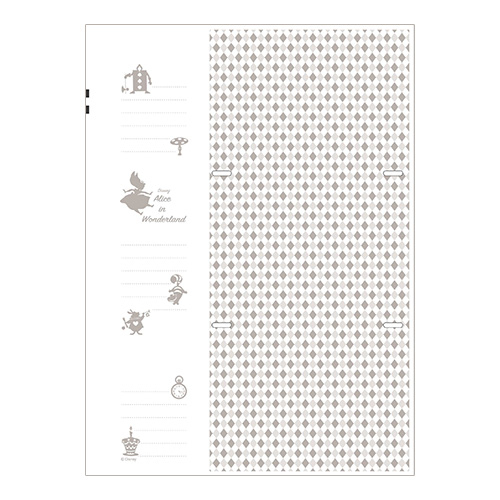 ナカバヤシ ディズニーキャラクター 1PLポケットアルバム L判3段/180枚収納 アリス 1PL-1503-4