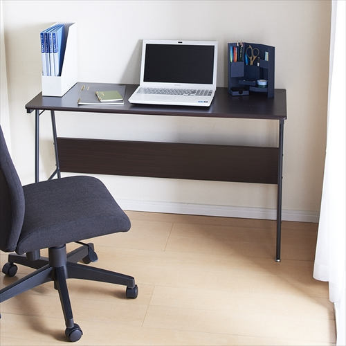 ナカバヤシ シンプルワークデスク/W=1200/ダーク木目 FDA-1245-DM