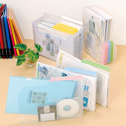 ナカバヤシ どっさり個別ホルダーA4・10枚・ホワイト CH-4131W-10