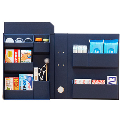 ナカバヤシ ライフスタイルツール ファイルA4 LST-FA4NV ネイビー