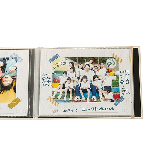 ナカバヤシ おもいで写真アルバム ホワイト ア-ODA-2