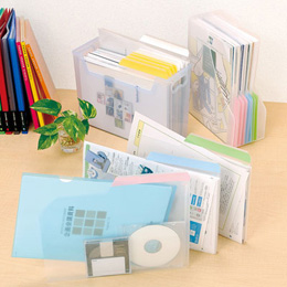 ナカバヤシ どっさり個別ホルダーA4・5枚・ホワイト CH-4131W-5