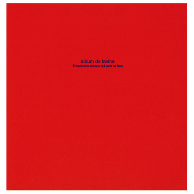 ナカバヤシ 布クロスアルバム de favine【ドゥファビネ】 フエルアルバム Lサイズ アH-LD-191-Rレッド