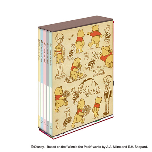 ナカバヤシ ディズニーキャラクター/くまのプーさん 5冊BOXポケットアルバム ア-PL-1031-3