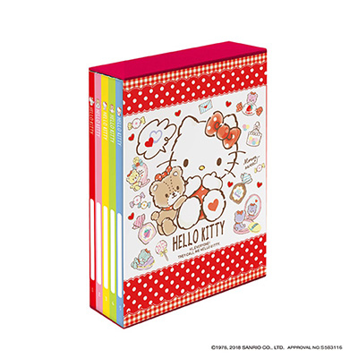 ナカバヤシ 5冊BOXポケットアルバム(サンリオ) ハローキティ / ア-PL-1031-7