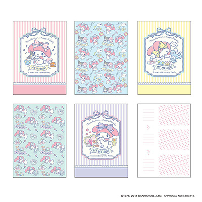 ナカバヤシ 5冊BOXポケットアルバム(サンリオ) マイメロディ / ア-PL-1031-8