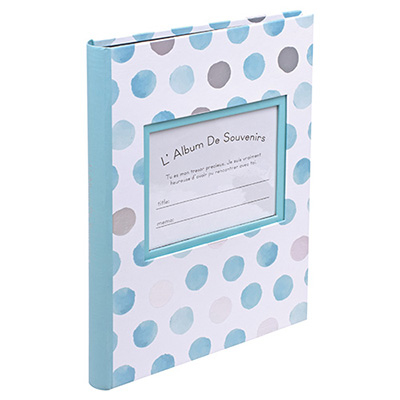 ナカバヤシ フォトランクシリーズ ウィンドウカバーアルバム L判2段80枚収納 ア-FTPW-L-206-B ブルー