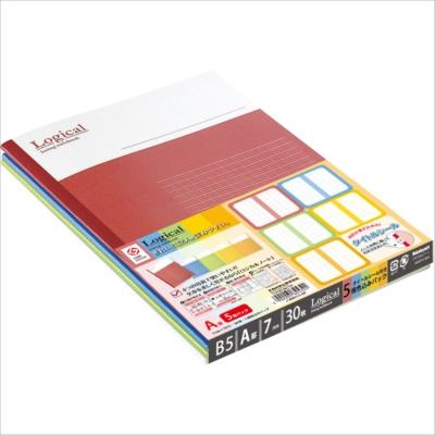 ナカバヤシ スイング・ロジカルノート B5サイズA罫 ノ-B501A-5P 5冊パック