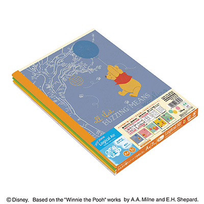 ロジカル・エアーノート セミB5 ディズニー くまのプーさん バルーンシリーズ A罫 30枚 5冊パック ノS-142A-5P