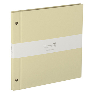 ナカバヤシ Harmaa(ハルマー) 外ビス式アルバム デミサイズ A-HRD-201-Y イエロー