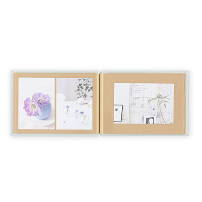 ナカバヤシ Harmaa(ハルマー) 外ビス式アルバム A5サイズ A-HRA5-101-B ミントブルー