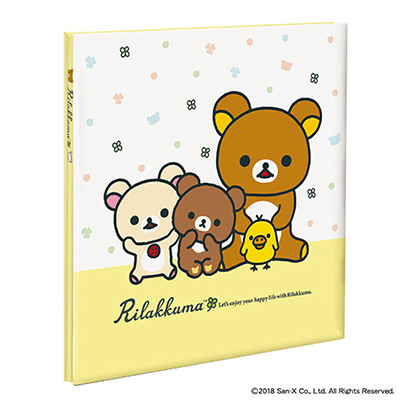 ナカバヤシ キャラクター Lサイズ フヤスアルバム/ビス式/白台紙10枚 A-LF-1008 リラックマA