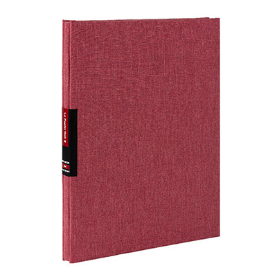 ナカバヤシ ル・パピエ・ノアール2 黒台紙フエルアルバム A-A4D-171-R レッド