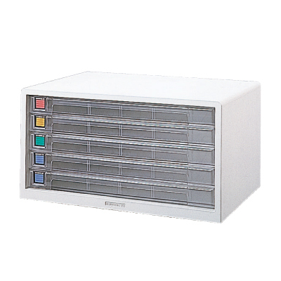 ナカバヤシ アバンテV2 レターケース A3 浅5段 A3-55 シロ