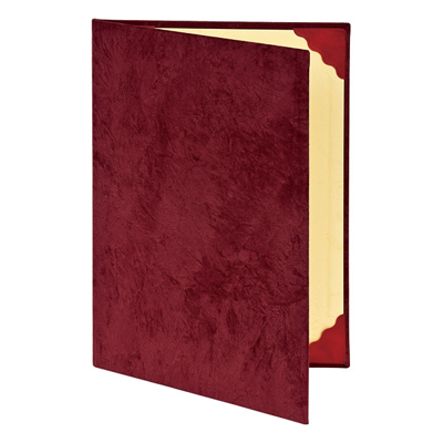 ナカバヤシ 証書ファイル 布クロス貼り(スエード調)タイプ B5判 FSS-B5-R エンジ