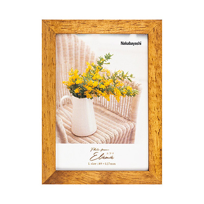 ナカバヤシ エラマ インテリアフレーム L判 ブラウン F-TW-101-BR