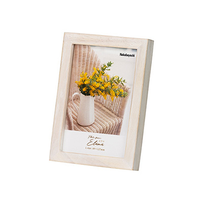 ナカバヤシ エラマ インテリアフレーム L判 ホワイト F-TW-101-W