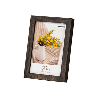 ナカバヤシ エラマ インテリアフレーム L判 ブラック F-TW-101-D