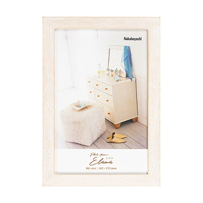 ナカバヤシ エラマ インテリアフレーム KG判 ホワイト F-TW-102-W