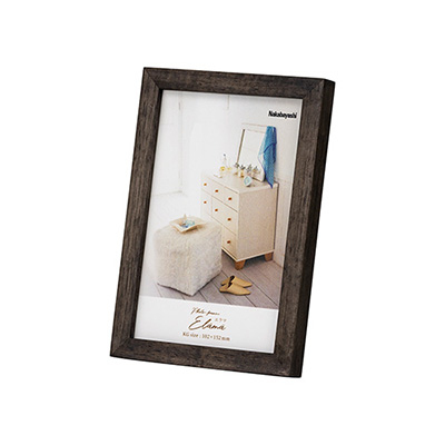 ナカバヤシ エラマ インテリアフレーム KG判 ブラック F-TW-102-D