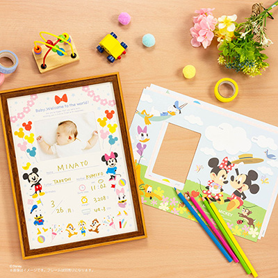 ナカバヤシ DISNEY ディズニーキャラクター ベビーポスター ミッキー&フレンズ PTM-1