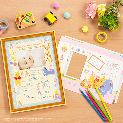 ナカバヤシ DISNEY ディズニーキャラクター ベビーポスター くまのプーさん PTM-2