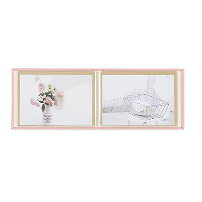 ナカバヤシ Harmaa(ハルマー) 溶着式ポケットアルバム L判1段 A-HRLP-101-N グレー