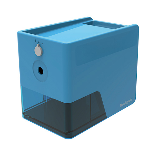 ナカバヤシ 電動鉛筆削り スリムトレータイプ DPS-601KB ブルー