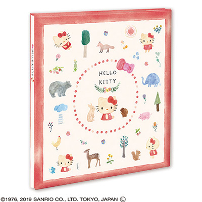 ナカバヤシ キャラクター Lサイズ フヤスアルバム ビス式 白台紙10枚 A-LF-1004 ハローキティ