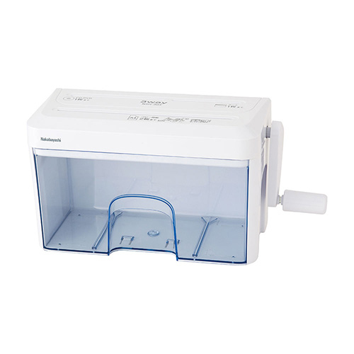 ナカバヤシ クルッキル マイクロ 3ウェイハンドシュレッダ NSH-303WH ホワイト