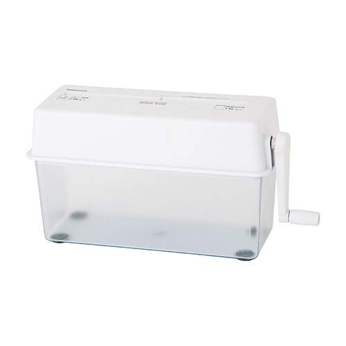 ナカバヤシ クルッキル クロス ハンドシュレッダ NSH-E02WH ホワイト