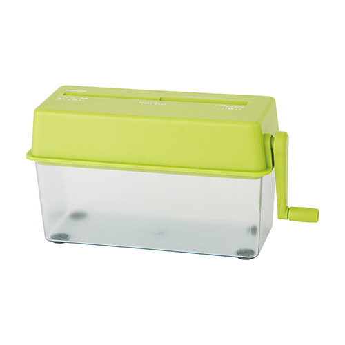 ナカバヤシ クルッキル クロス ハンドシュレッダ NSH-E02GN グリーン