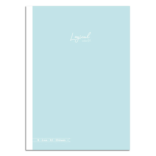 ナカバヤシ スイング・ロジカルカラーノート/ブルー/セミB5/B罫 NB504B-B1