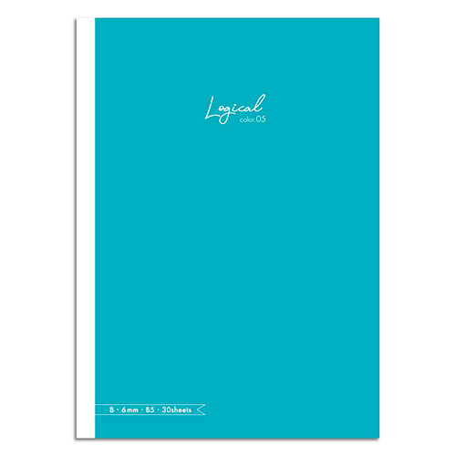 ナカバヤシ スイング・ロジカルカラーノート/ブルー/セミB5/B罫 NB504B-B5