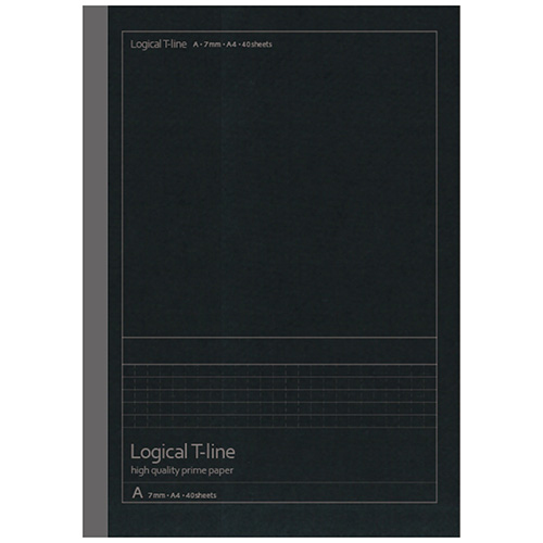 ナカバヤシ ロジカル・Tラインノート/A4 A罫/7mm NA401A