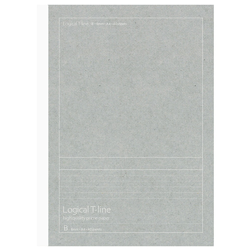 ナカバヤシ ロジカル・Tラインノート/A4 B罫/6mm NA401B
