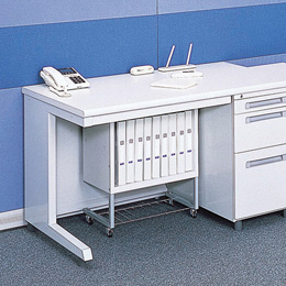 ナカバヤシ デスクターナアミ棚付き ND-561N ニューグレー