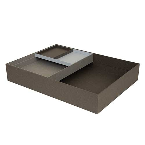 ナカバヤシ haconia(ハコニア)卓上トレーA4 HCN-TTLA4GY グレー